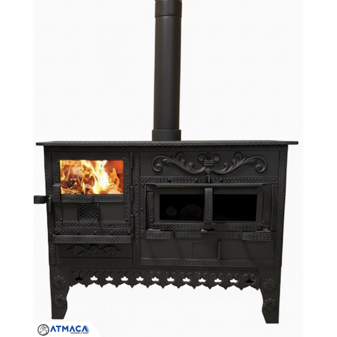 Özel Seri Yandan Fırın Kuzine Soba